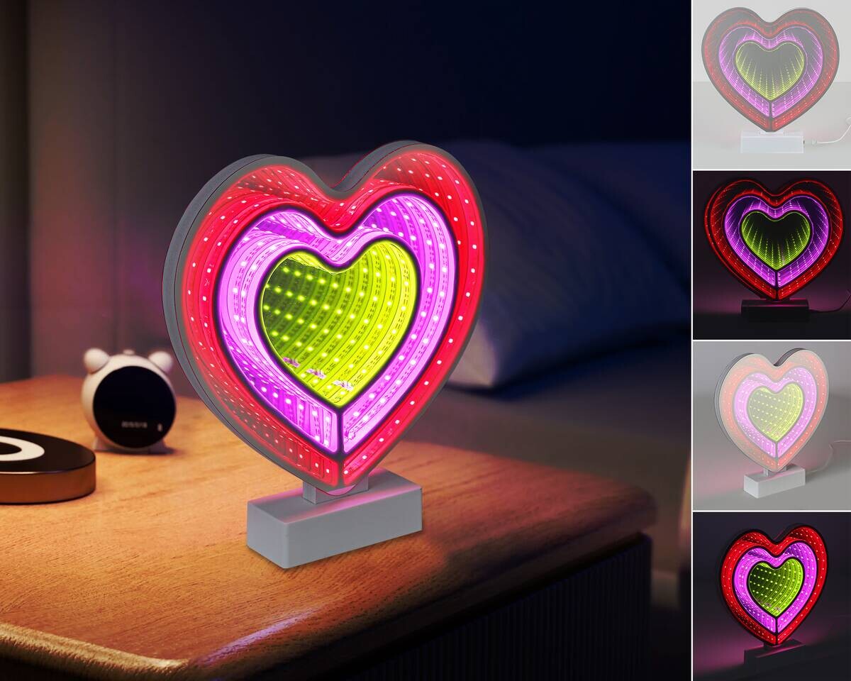 Nolo LED-Infinityleuchte Romeo B/H/T: ca. 24,1x25,5x4,5 cm