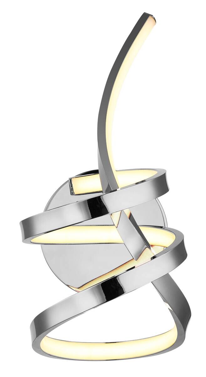 GLOBO Deckenleuchte Opal Chrom Aluminium Metall H: ca. 35 cm 1 Brennstellen