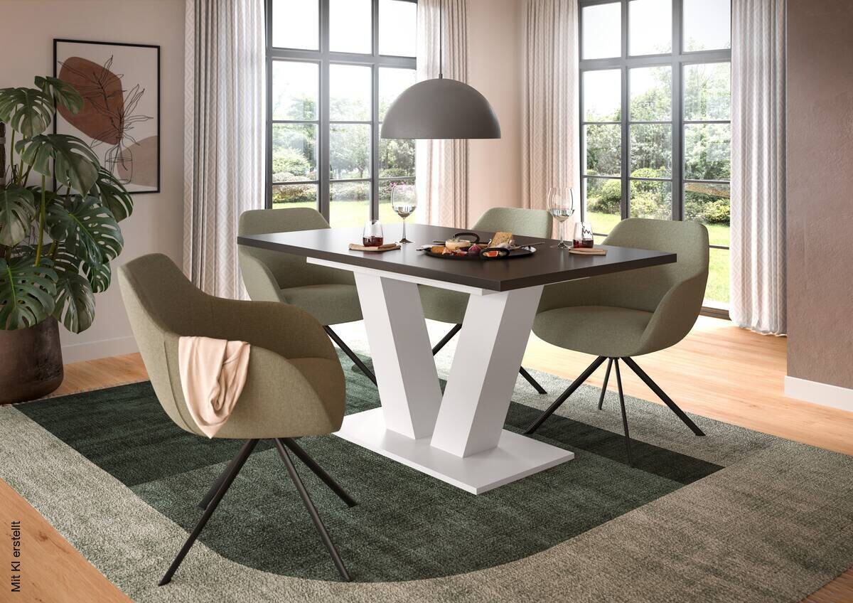 Esstisch MOTION grau B/H/T: ca. 150x76x90 cm