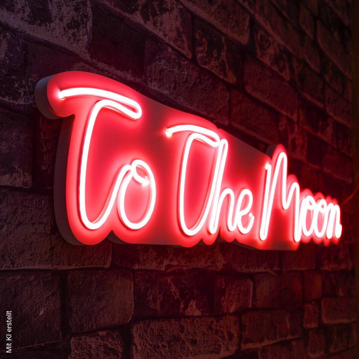 Opviq LED-Wandleuchte rot PVC B/H/T/L: ca. 72x16x2x72 cm