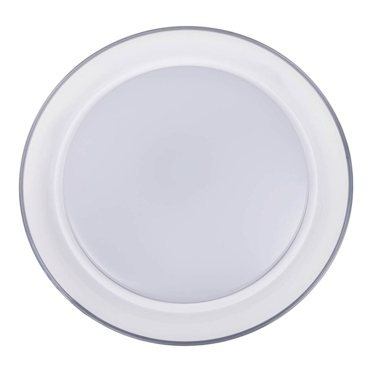 Näve Leuchten LED-Deckenleuchte weiß Metall Kunststoff B/H/T/D: ca. 50,5x7,5x50,5x50,5 cm
