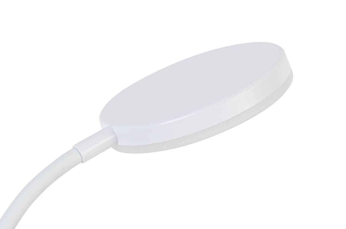 Nolo Tischleuchte Elena weiß Kunststoff B/H/L: ca. 8,5x47x18 cm