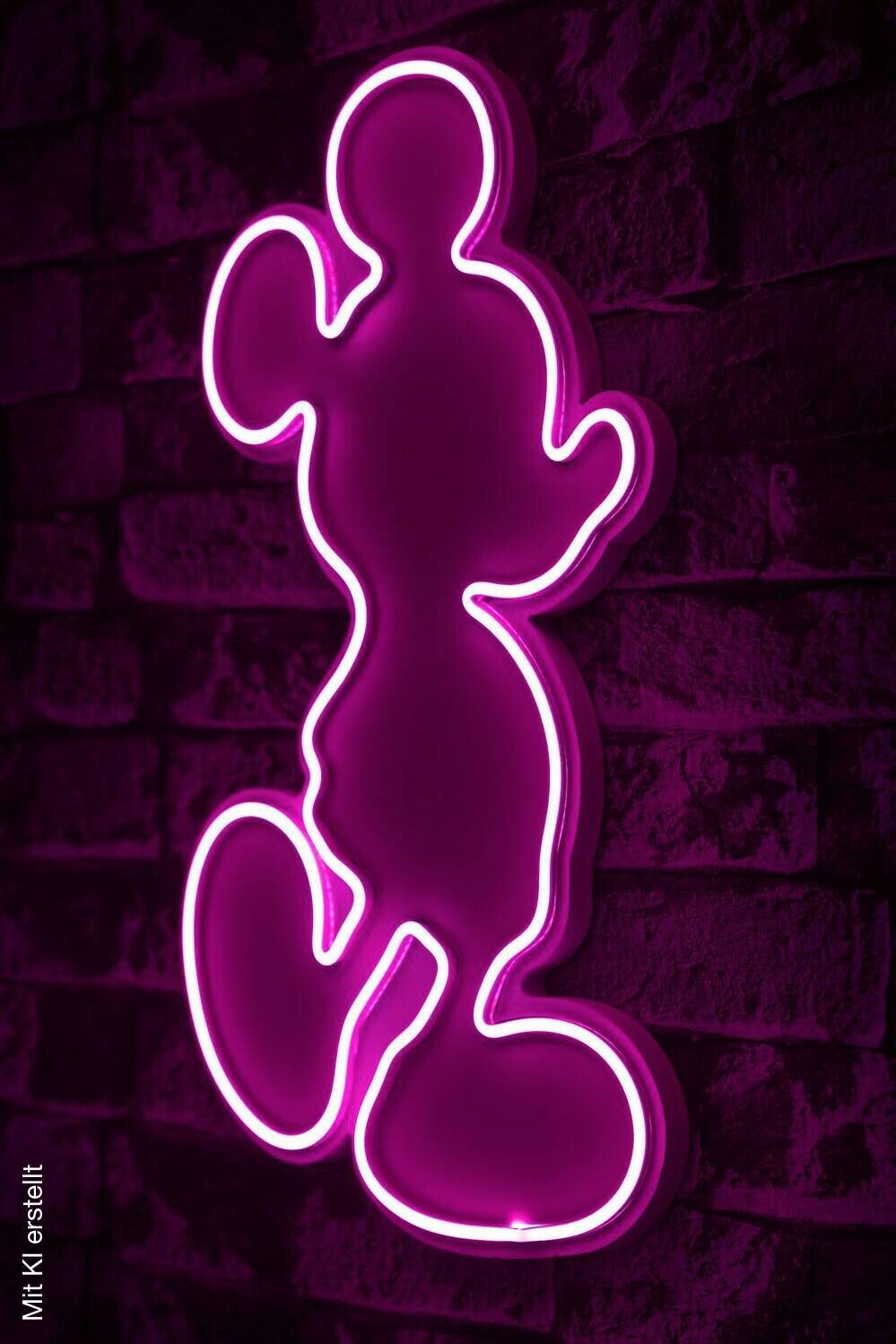 Opviq LED-Wandleuchte rosa PVC B/H/T/L: ca. 27x49x3x27 cm