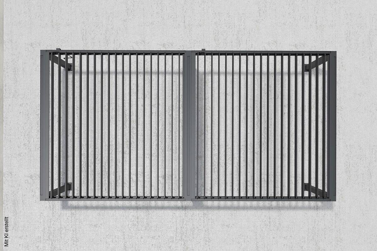 Pergola anthrazit Aluminium B/H/L: ca. 589x300x254,5 cm