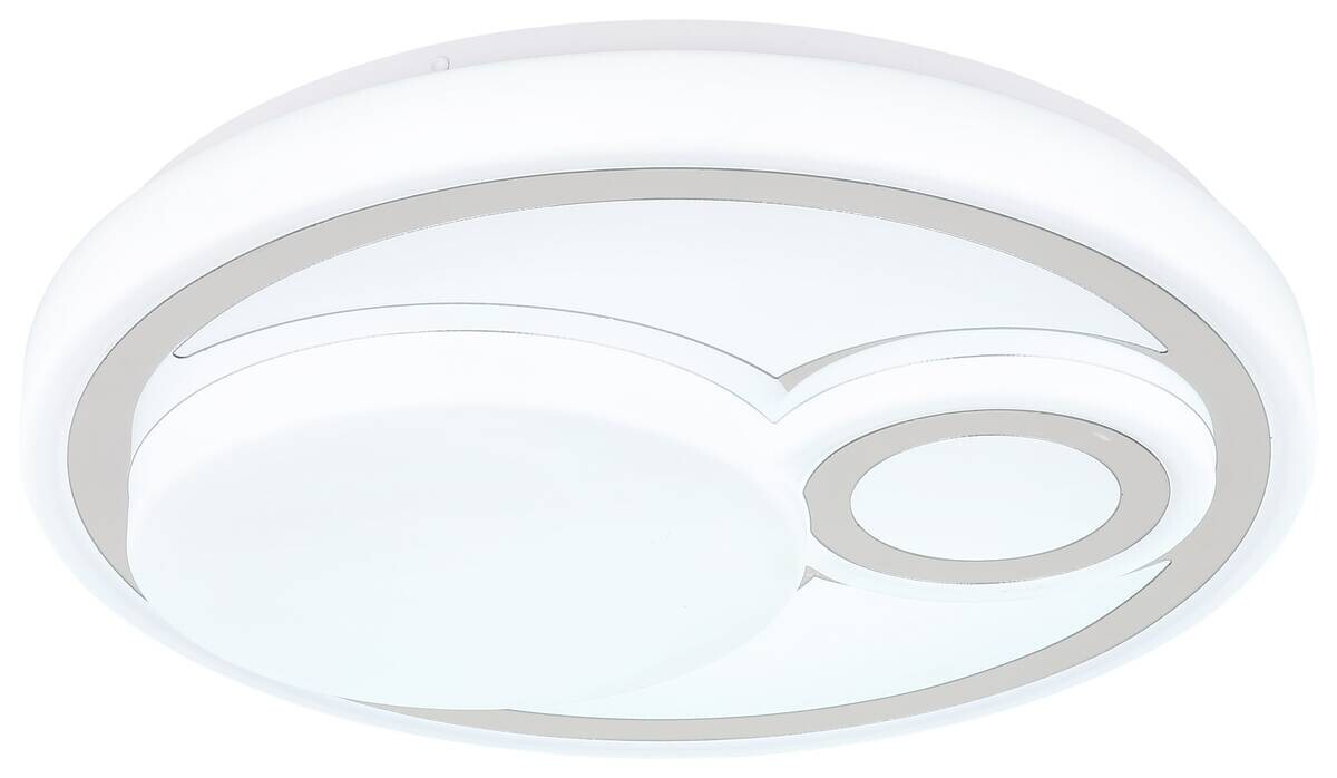 GLOBO LED-Deckenleuchte Ruiz weiß Opal Metall Kunststoff H/D: ca. 7,5x38 cm