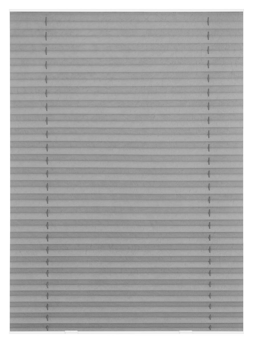 LICHTBLICK Dachfensterplissee grau B/L: ca. 59,3x100 cm
