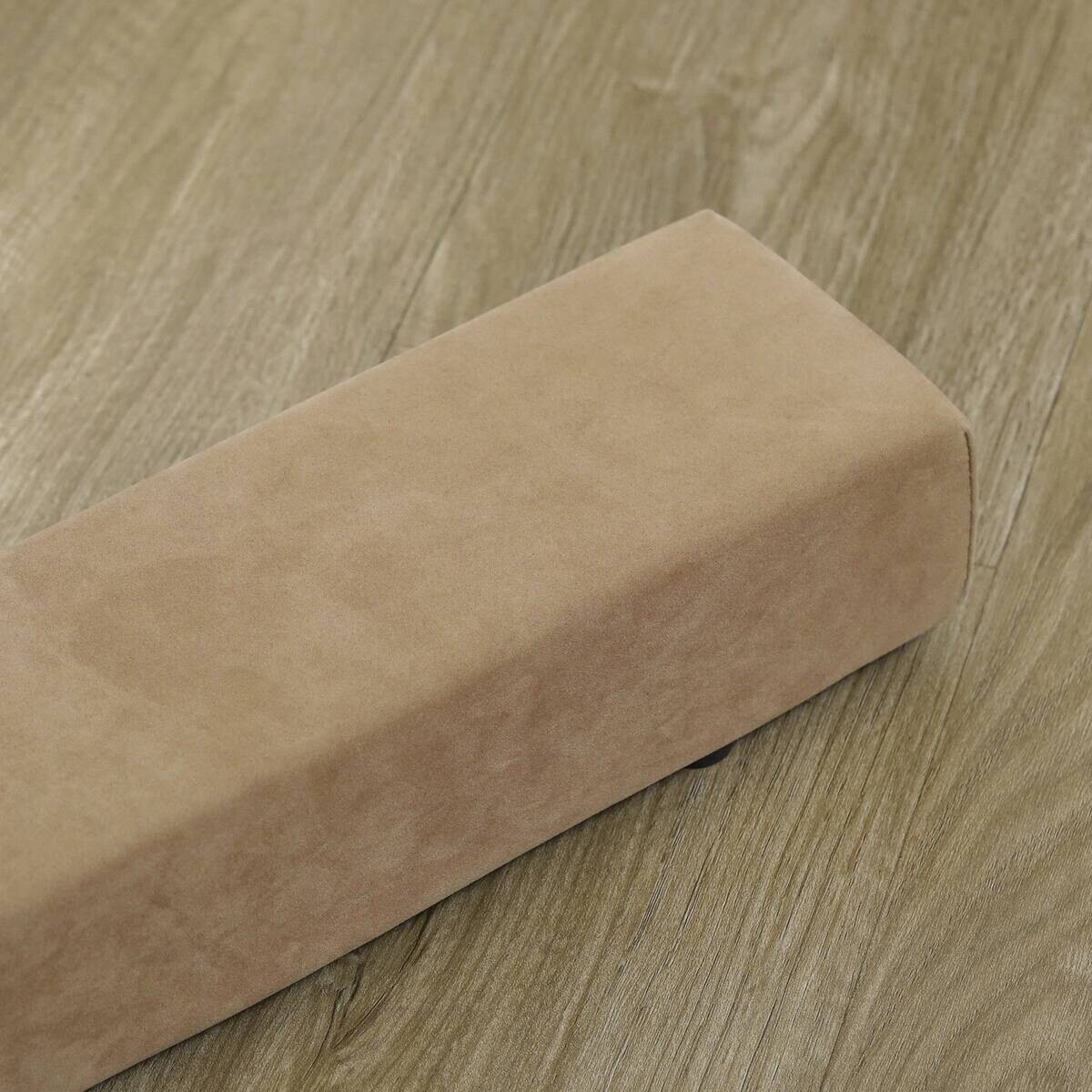 HOMCOM Schwebebalken braun Polyester B/H/L: ca. 10x6,5x210 cm
