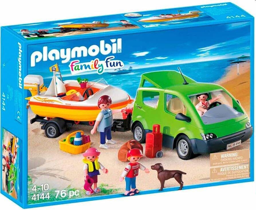 Playmobil Familienvan mit Bootsanhänger 4144