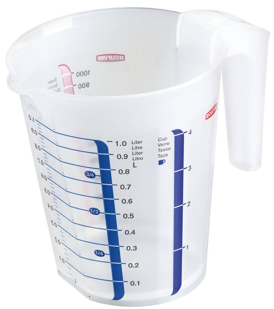 Curver Messbecher transparent B/H/T: ca. 13,4x16,2x18,2 cm