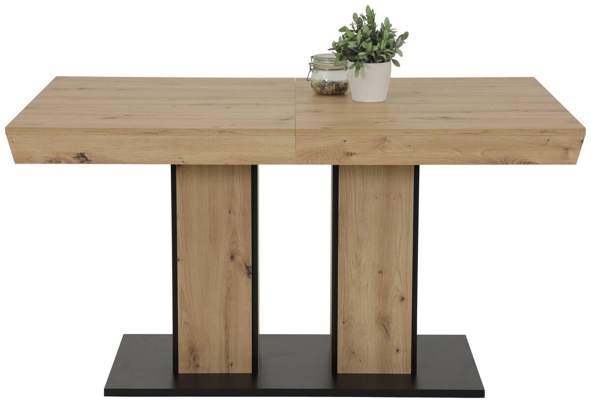 Essgruppe Agnes I Eiche anthrazit Holzwerkstoff B/H/T: ca. 220x76x90 cm