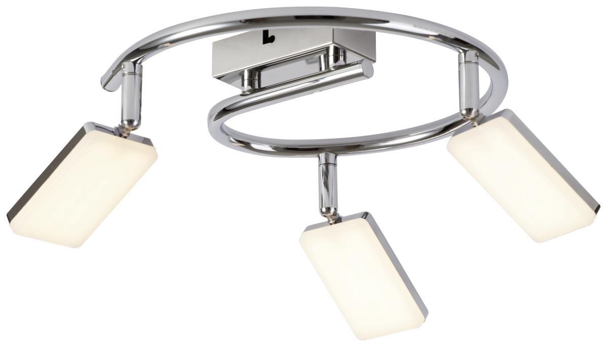 POCOline LED-Spotspirale 3-flg. Chrissy Chrom Metall Kunststoff D: ca. 25 cm 3 Brennstellen