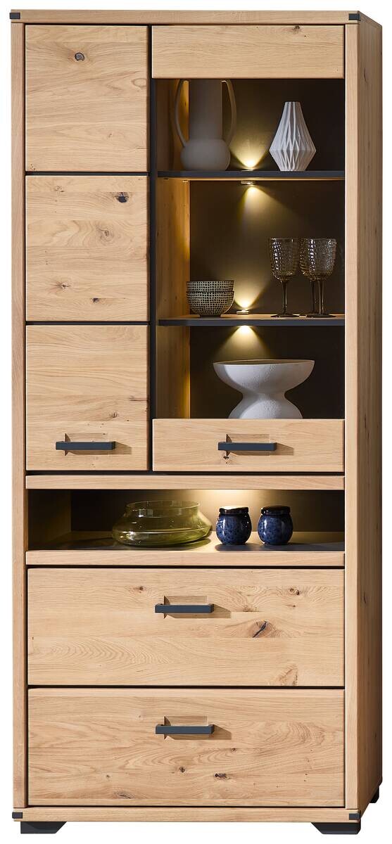 Vitrine Genua B/H/T: ca. 85x204x38 cm