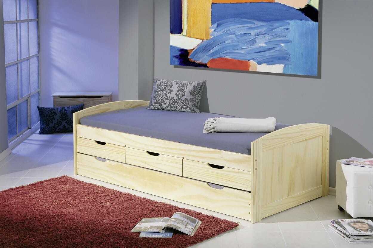 Funktionsbett Marinella natur Liegefläche B/L: ca. 90x200 cm