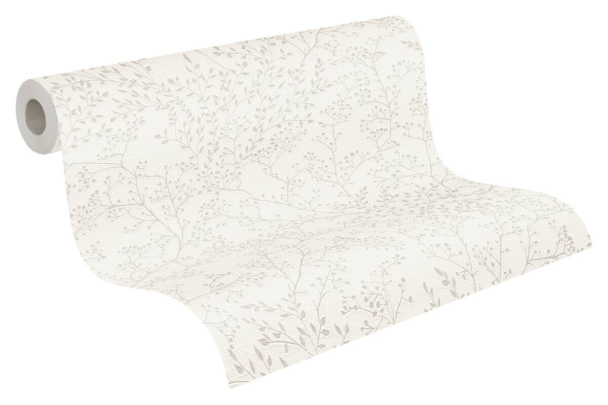 A.S.Creation Vliestapete Trendwall 2 Floral weiß B/L: ca. 53x1005 cm