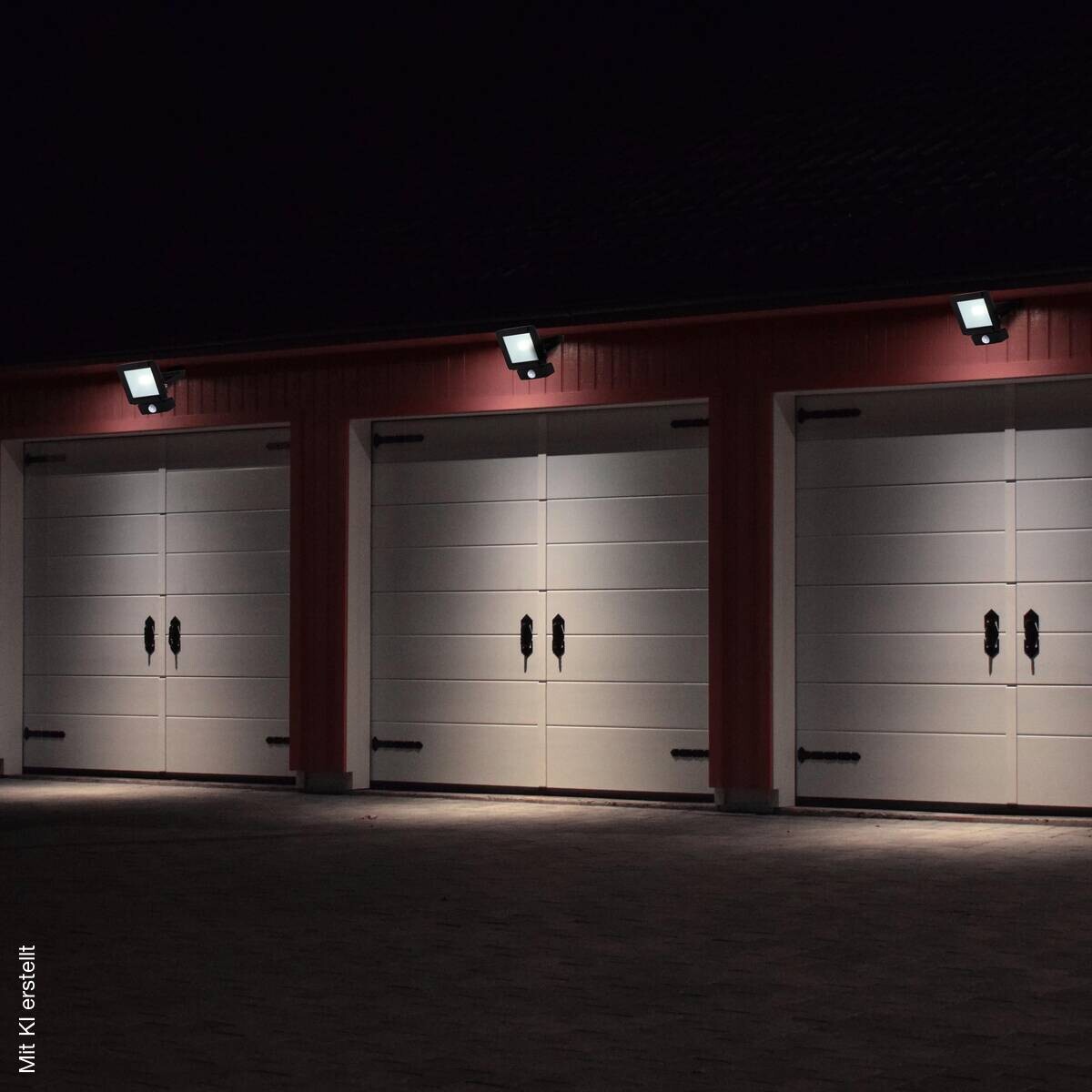 LED-Außenleuchte 5236022 schwarz B/H/T: ca. 18,5x22x6 cm
