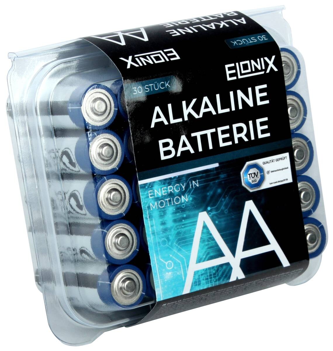 Elonix Batterie AA/Mignon (LR6) 30er Pack