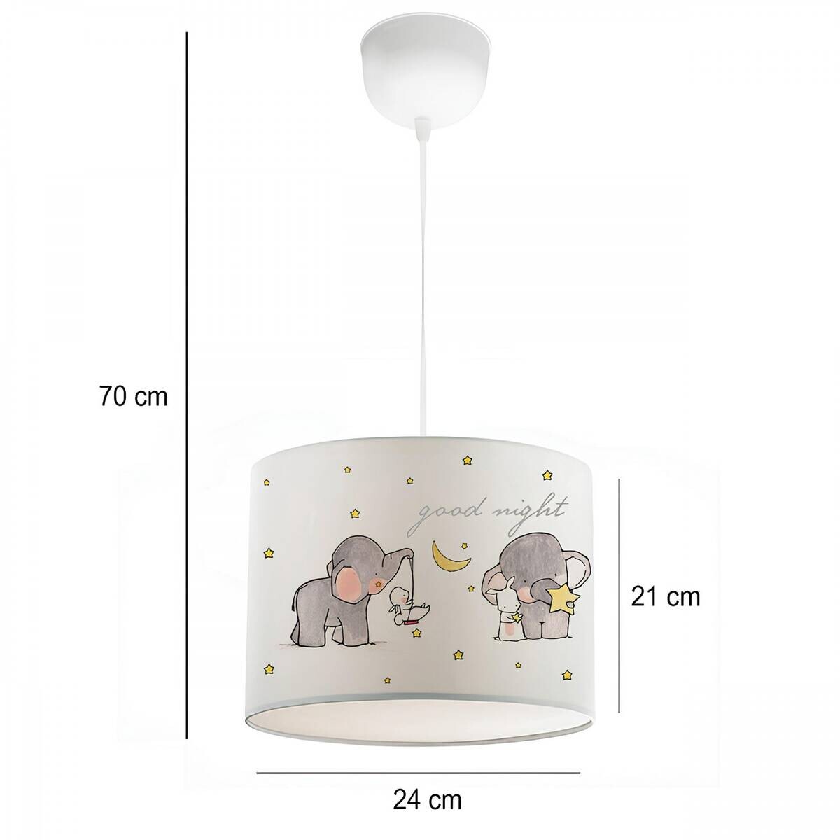 Pendelleuchte mehrfarbig Stoff B/H/L/D: ca. 24x70x24x24 cm E27 1 Brennstellen