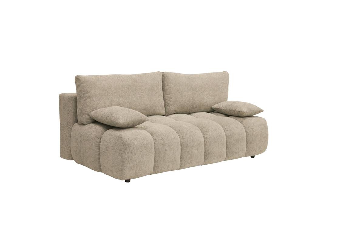 Schlafsofa beige Polyester B/H/T: ca. 210x72x105 cm