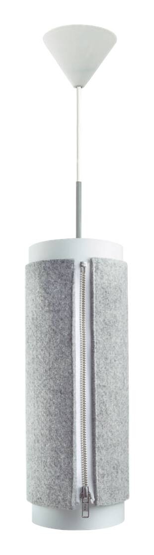 Kayoom Pendelleuchte Zip Star 110 Large grau Polypropylen B/H/L: ca. 19x52x19 cm E27 1 Brennstellen