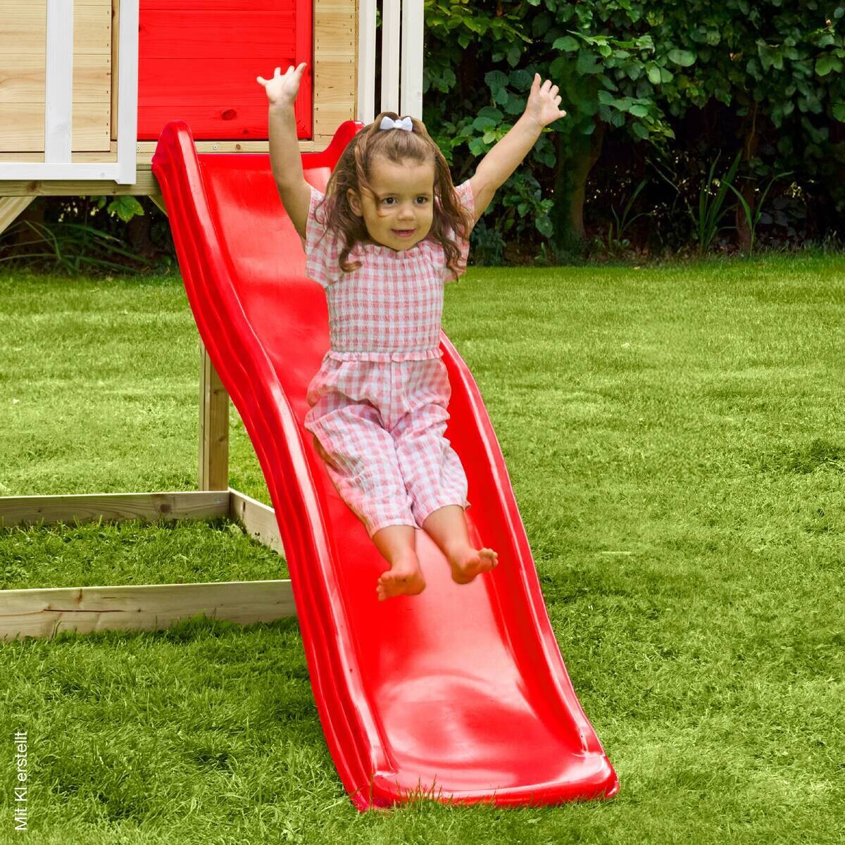 Zwerkules Spielhaus Lolla grau B/H/L: ca. 280x224x352 cm