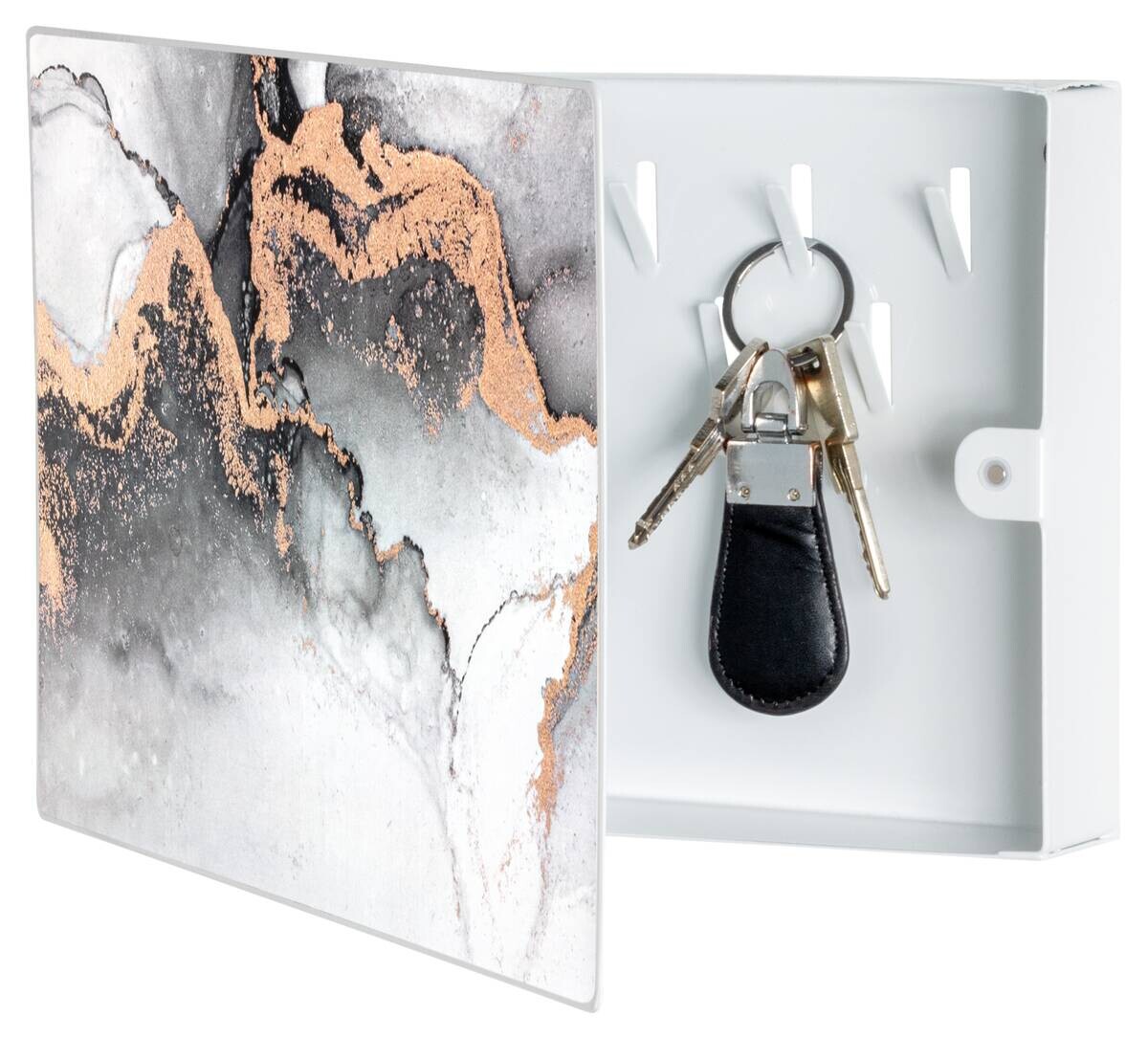 Schlüsselkasten weiß B/H/T: ca. 28x19x4 cm