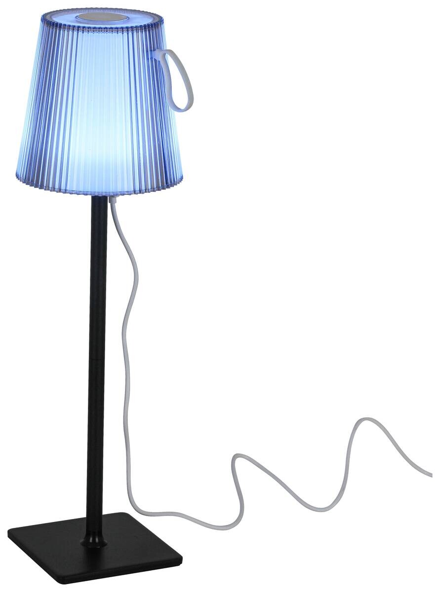 Tischleuchte anthrazit H/D: ca. 36x11 cm