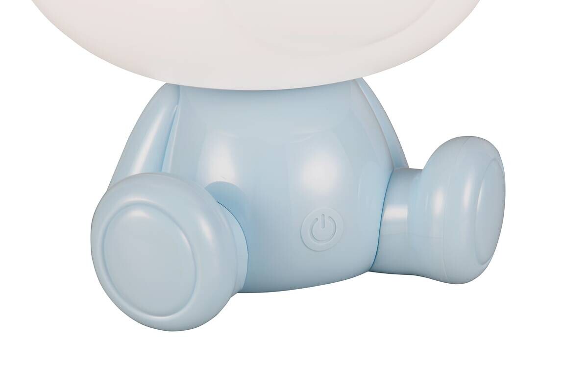 Reality LED Tischleuchte HOPPER blau Kunststoff B/H/T: ca. 19,5x24,5x16,5 cm 1 Brennstellen
