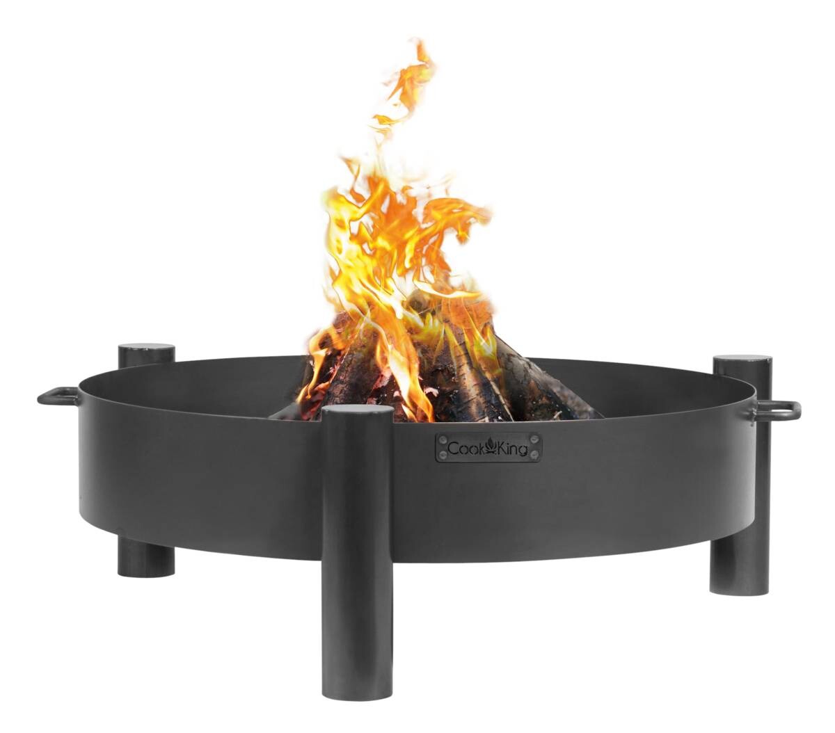 CookKing Feuerschale Haiti schwarz Stahl B/H/T: ca. 68x30x68 cm