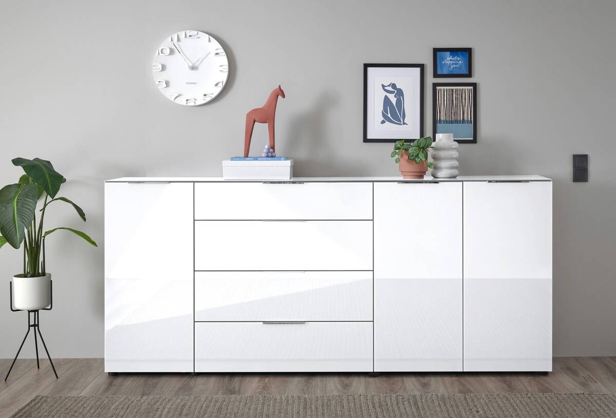 Kommode Santorin weiß B/H/T: ca. 226x99x40 cm
