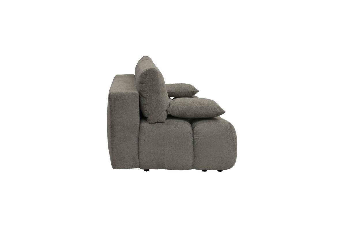 Schlafsofa dunkelgrau Polyester B/H/T: ca. 210x72x105 cm