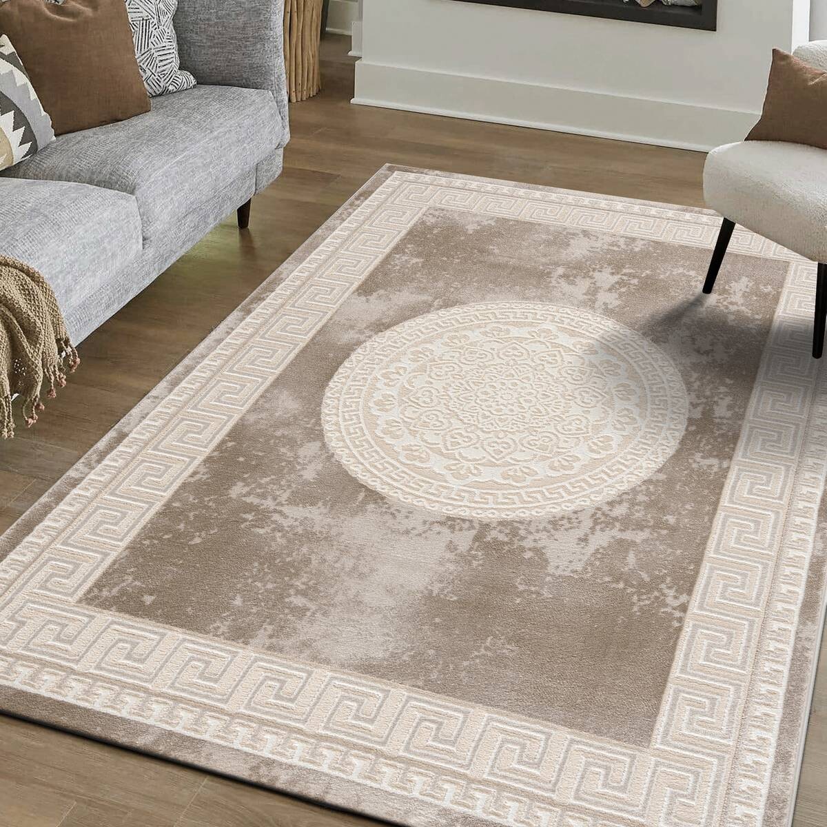Sanat Teppich Harmony beige B/L: ca. 160x220 cm