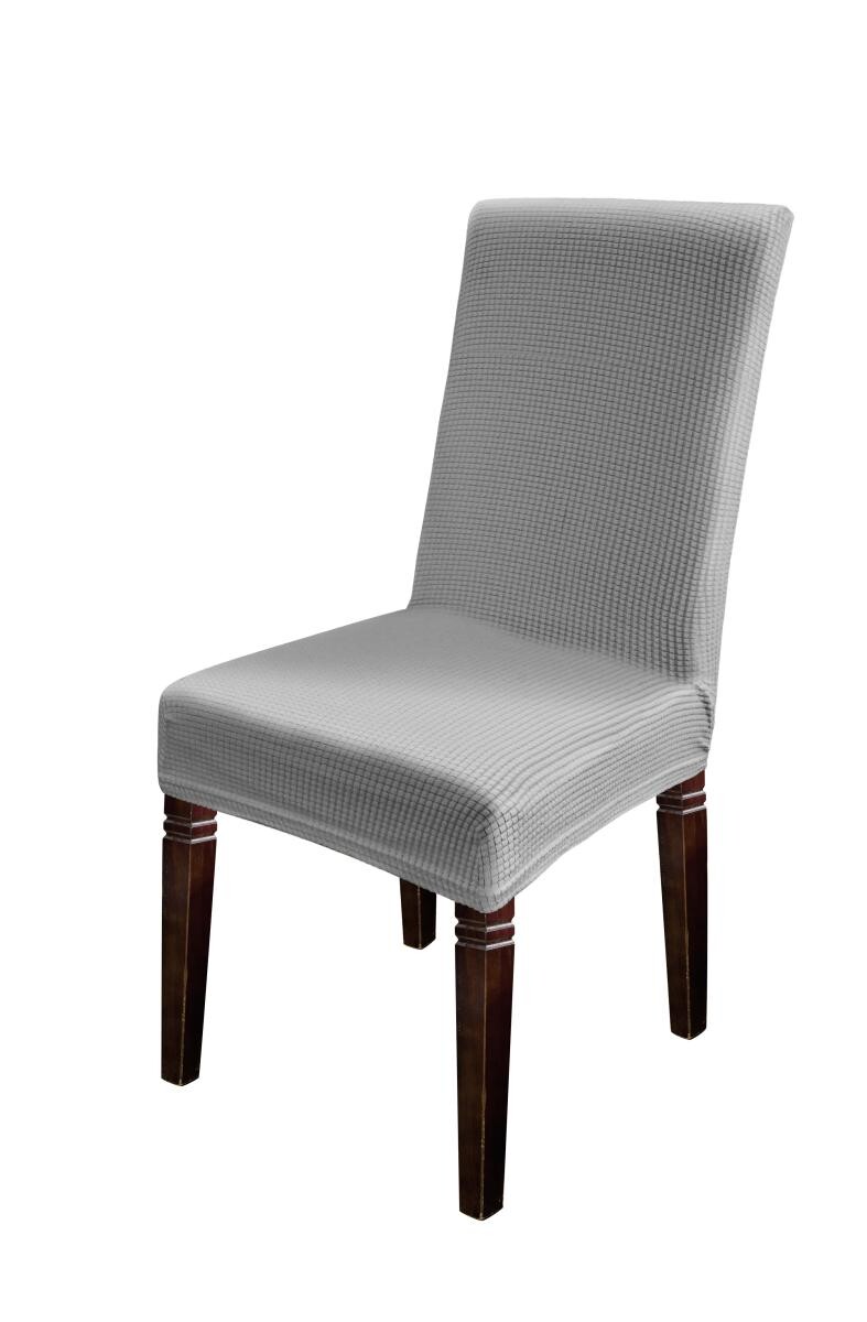 Stuhlhusse silber 95% Polyester, 5% Spandex B/H/L: ca. 45x60x40 cm