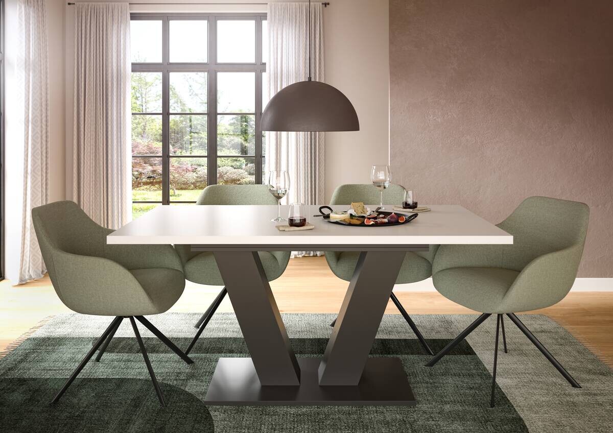 Esstisch Motion weiß B/H/T: ca. 150x76x80 cm