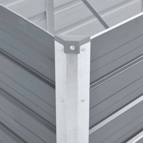 Hochbeet grau Stahl B/H/L: ca. 40x45x160 cm