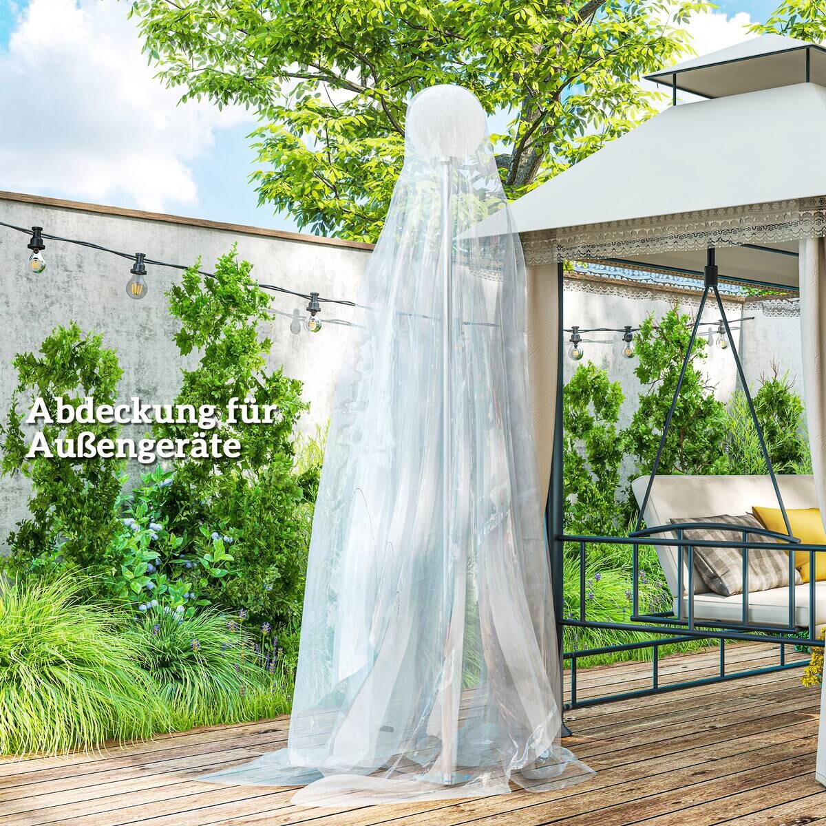 Outsunny Gewächshausfolie B/H/L: ca. 600x1x1000 cm