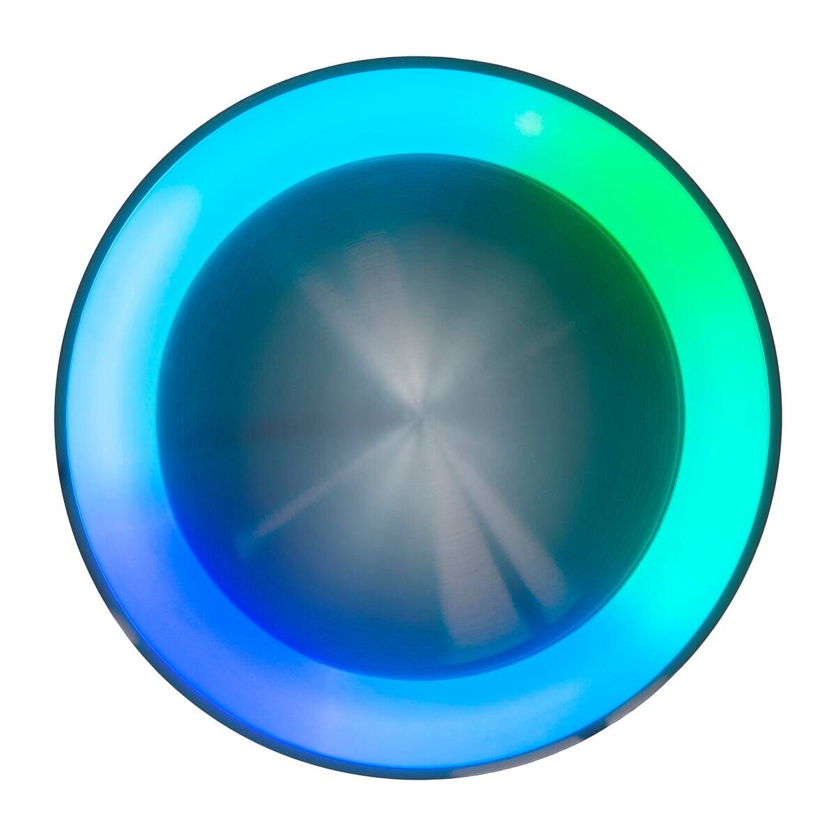 Näve Leuchten Deckenleuchte 1386961 nickel matt Kunststoff Metall B/H/T: ca. 46,5x8x46,5 cm null 1 Brennstellen