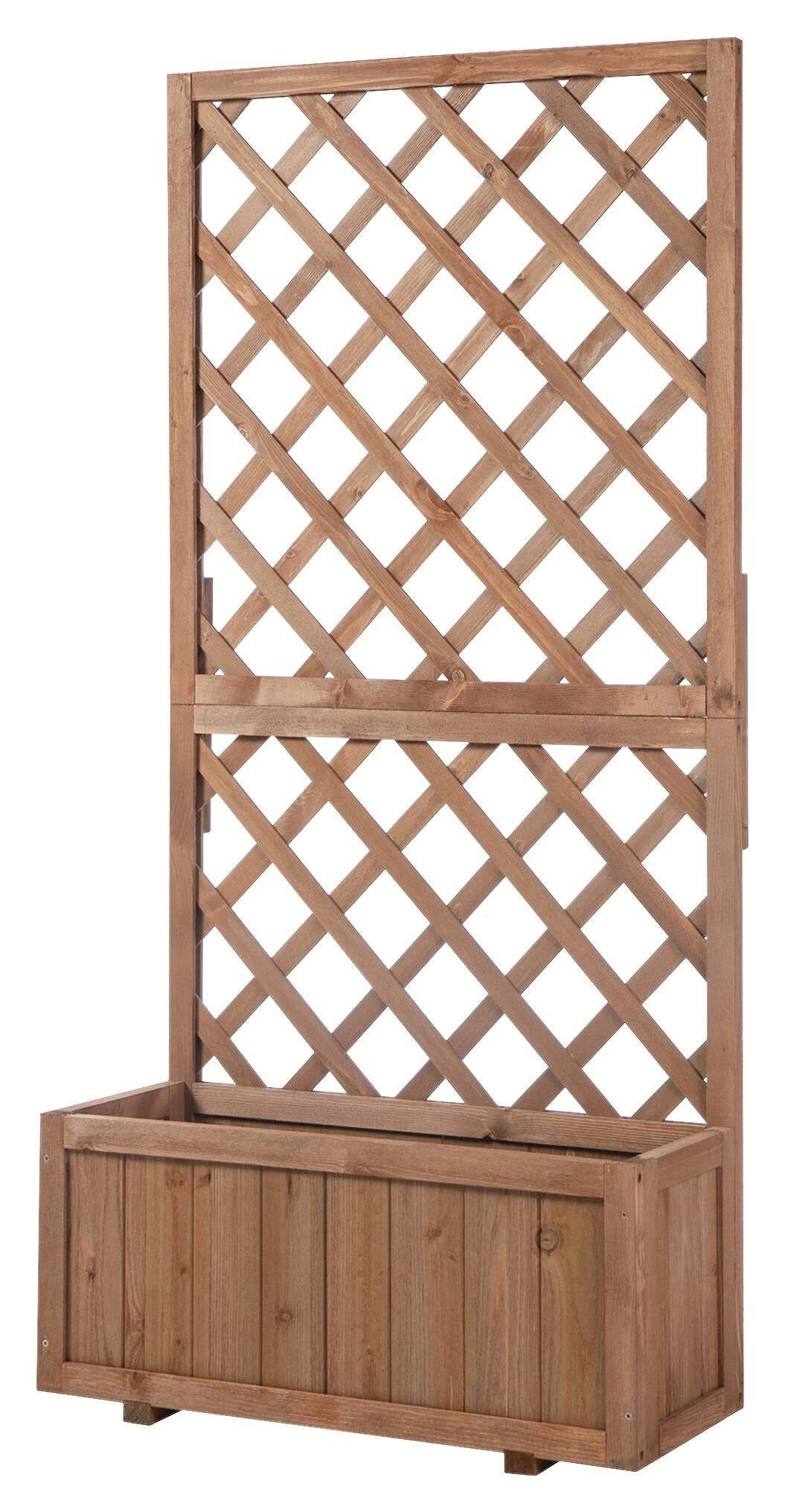 Outsunny Pflanzkasten Holz B/H/L: ca. 25x27x67 cm