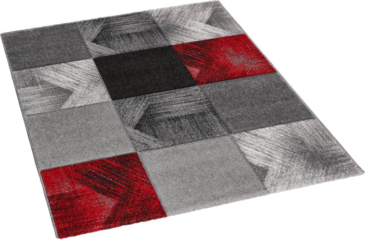 Webteppich Malta rot B/L: ca. 80x150 cm