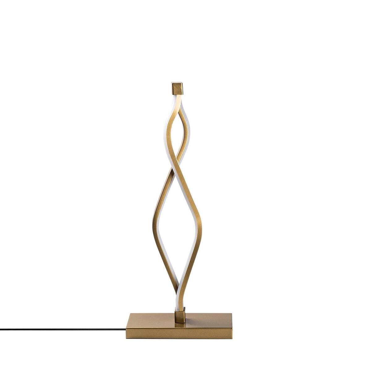 Opviq LED-Tischleuchte gold Metall B/H/T: ca. 20x48x12 cm
