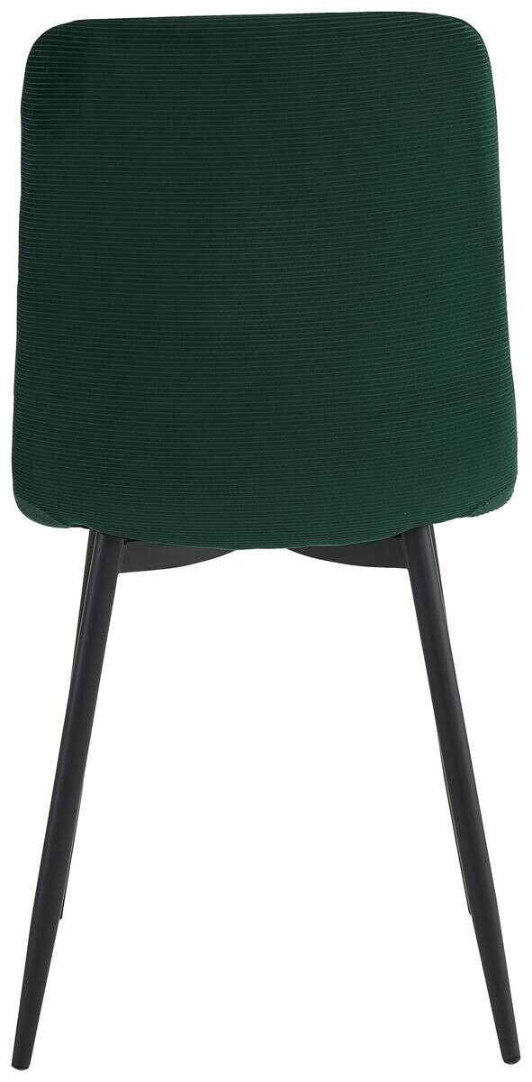 Stuhl Leipzig, 4er-Set moosgrün Microfaser B/H/T: ca. 44x92x54 cm