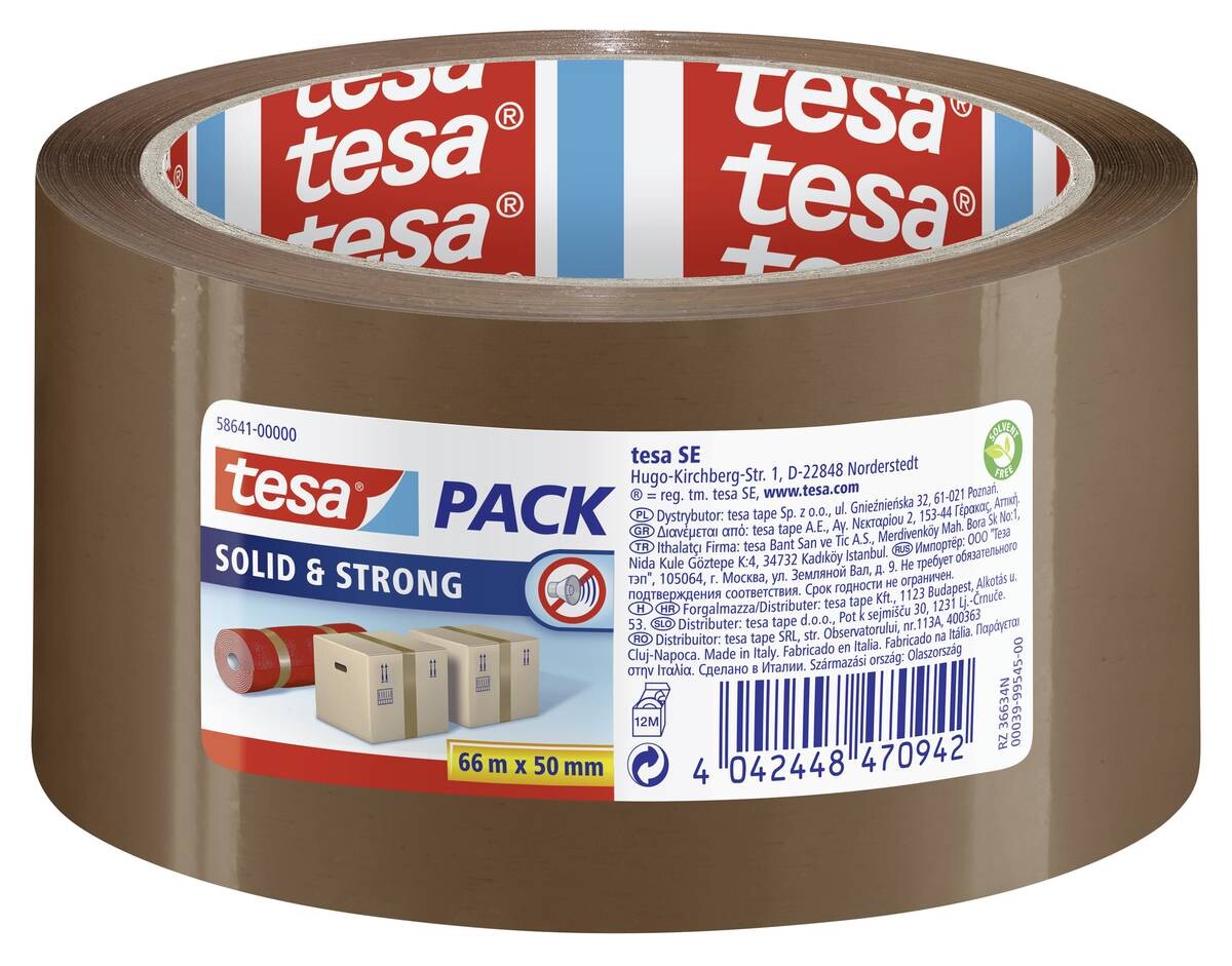 tesa Packband Solid&Strong B/L: ca. 5x6600 cm