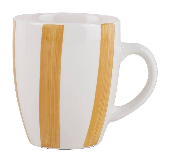 Kaffeebecher gelb Keramik