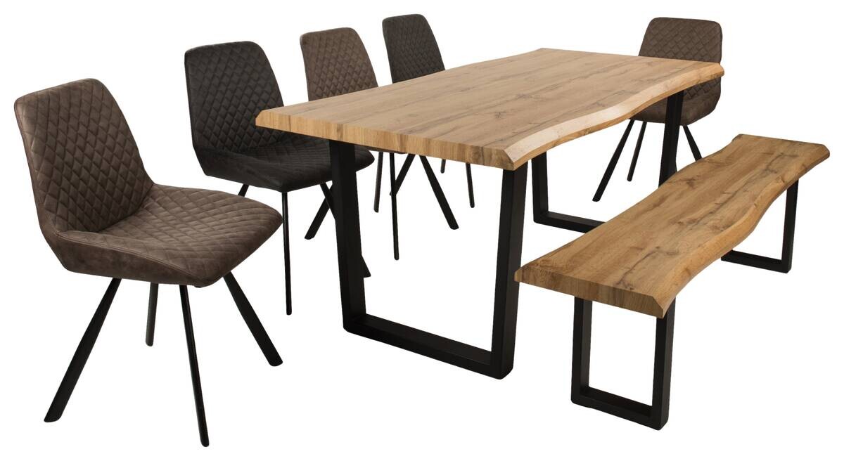 Esstisch Thea Eiche Wild Nachbildung B/H/T: ca. 180x76x90 cm