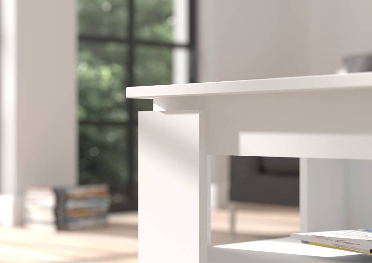 Couchtisch Titan weiß B/H/T: ca. 100x45x60 cm