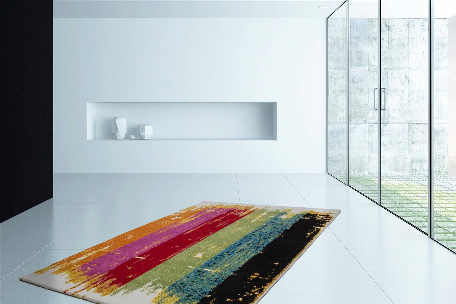 Kayoom Kurzflorteppich Guayama 242 mehrfarbig B/L: ca. 80x150 cm