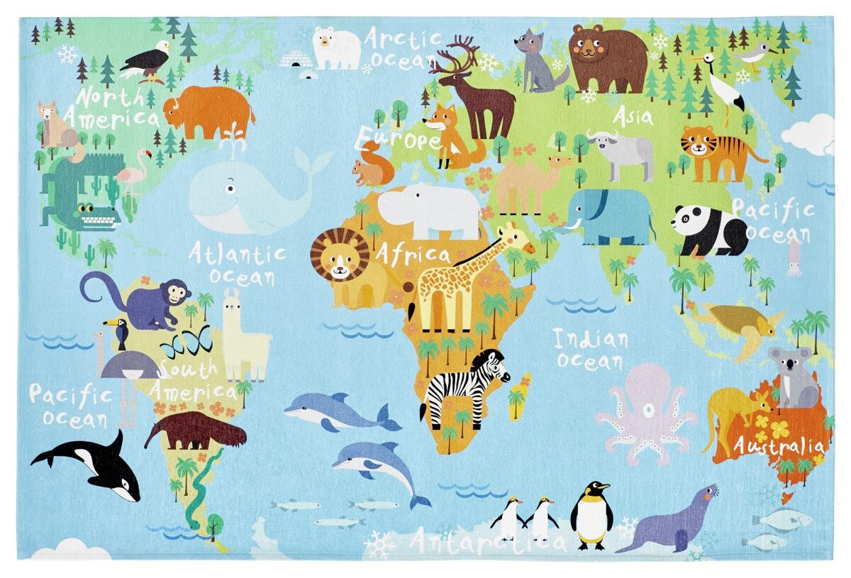 Obsession Kinderteppich My Fun Kids Multi B/L: ca. 120x170 cm