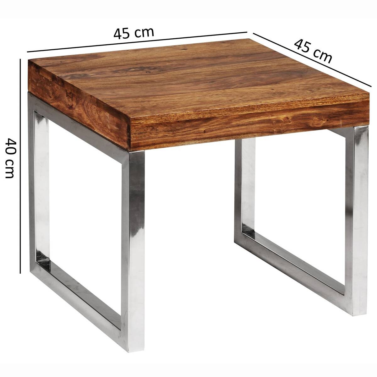 Beistelltisch rosenholz Holz B/H/T: ca. 45x40x45 cm