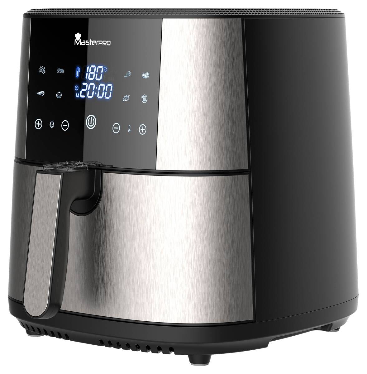 MASTERPRO Heißluftfritteuse BGMP-9167 silber Kunststoff B/H/T: ca. 36x39,5x41 cm ca. 6 l
