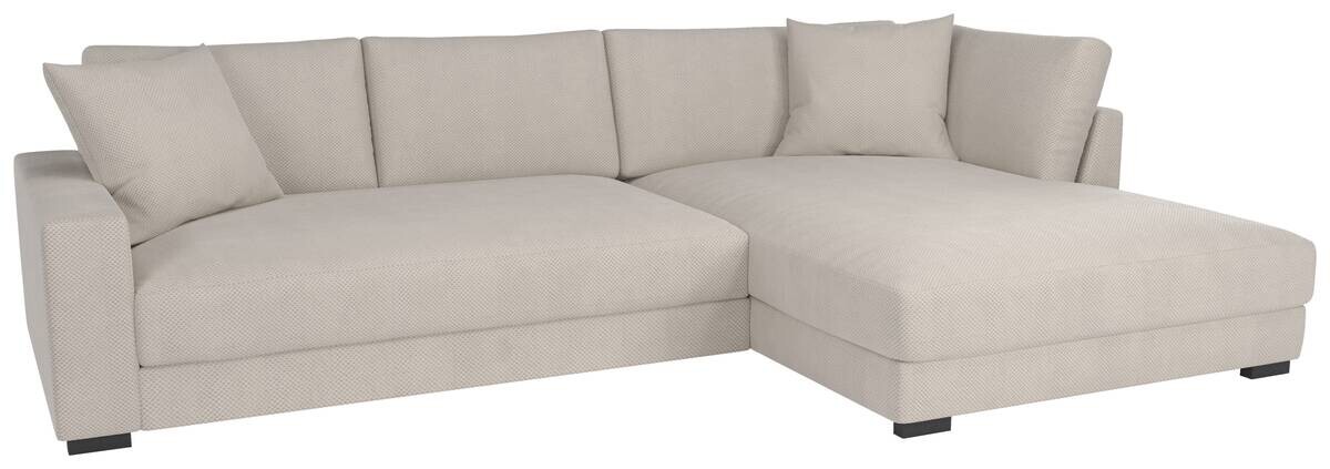 Ecksofa Greige Microfaser B/H/T: ca. 300x83x190 cm