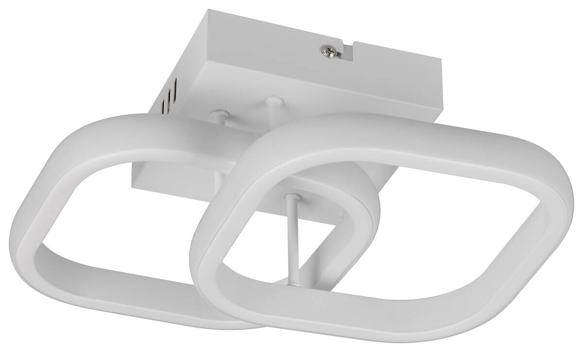 Reality LED-Deckenleuchte weiß Metall B/H/D: ca. 24x10,5x24 cm